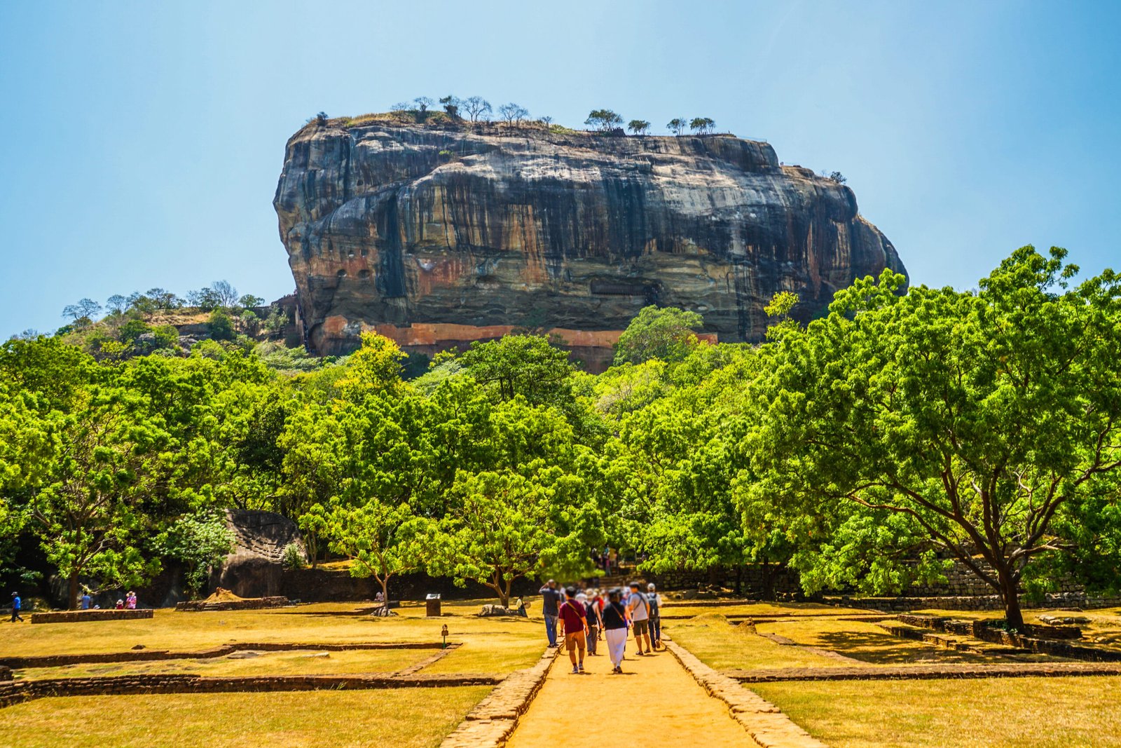 Sri Lanka Sigiriya Rock (World Heritage Site). Shooting Location: Sri Lanka